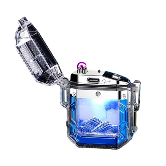 CASAFUN Arc Lighter Waterproof and Windproof Flameless Electric Torch Lighter Rechargeable USB Lighter for Candle, Cigarette/Cigar, Survival, Camping, BBQ Grill, Backpacking, Hiking