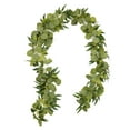 thumbnail image 1 of CASAFUN Artificial Eucalyptus Garland 2.58 Ft Silk Artificial Vines Hanging Leaves Plants Greenery Garland for Indoor Outdoor Wedding Backdrop Arch Wall Decor, 1 of 6