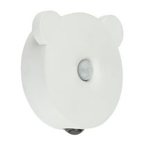 CASAFUN Auto Rechargeable Battery Night Light,Mini Motion Sensor Night Light,Warm White LED Stick-On Closet Light Regulable Brightness for Wall,Stairs,Hallway