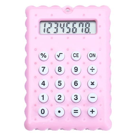 CASAFUN Candy Colored 8 Digit Desktop Calculator with Large LCD Display back to School Supplies,Small Basic Calculator for Office,Home,School