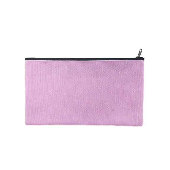 Cififendec Canvas Tool Bags Heavy Duty Zipper Pouch Set, 8.2''x4.7'' Multipurpose Small Tools Storage Organizer with Dependable Zipper Pencil Pouch Black Pencil Bag for Students