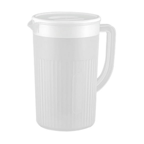 CASAFUN Carafes Pour Measuring Cup Cooler Kettle with a Clear Scale Graduated Water Pitcher Jug with Lid and Handle for Cold Water Ice Tea Juice Beer Milk Flour Oil Kitchen Accessories