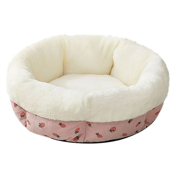 CASAFUN Cats Beds for Cat and Dog, Non-Slip Cute Flower Dog Beds for Indoor Cats, Soft Anxiety Cozy Pet Beds, Cats Bed Warmth and Machine Washable