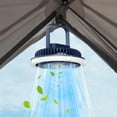thumbnail image 1 of CASAFUN Ceiling Fan With LED Lights Enclosed Low Fan Light with Novel Design, 3 Speed Wind for Bedroom Office Sleep, 1 of 8