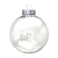 thumbnail image 1 of CASAFUN Christmas Ball Ornaments,Clear Plastic Fillable Ornaments Ball,Removable Top Clear Hanging Ornaments Ball,DIY Ornaments for Christmas, Wedding, Party, Home Decor, 1 of 6