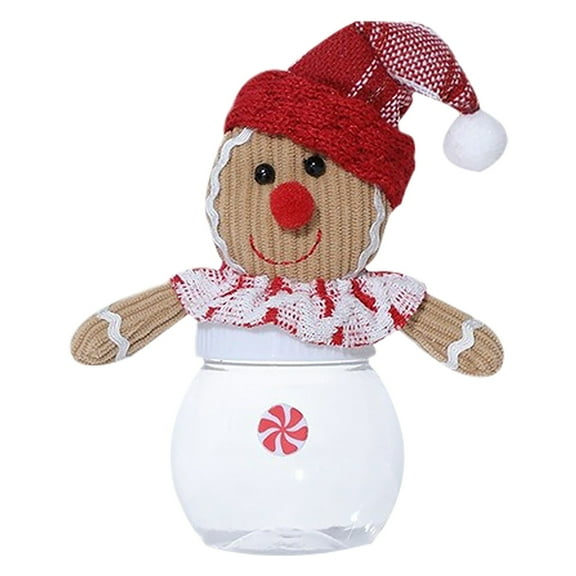 CASAFUN Christmas Candy Jars Gingerbread Men Jars Decorative Jars for Candies and Cookies Xmas Jars for Winter Holiday Parties Art Decoration Gift for Kids