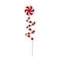 thumbnail image 1 of CASAFUN Christmas Curly Pick White Bells Candy Cane Christmas Decorations Christmas Tree Picks for Xmas Tree Topper Decor Home Office Crafts Party Ornaments, 1 of 5