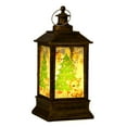 thumbnail image 1 of Cififendec Christmas Decorative Lantern Christmas Decorations Indoor Flickering Candle Lantern, Christmas Tree Small Hanging Lantern Table for Holiday Party Indoor Outdoor Decor, 1 of 3