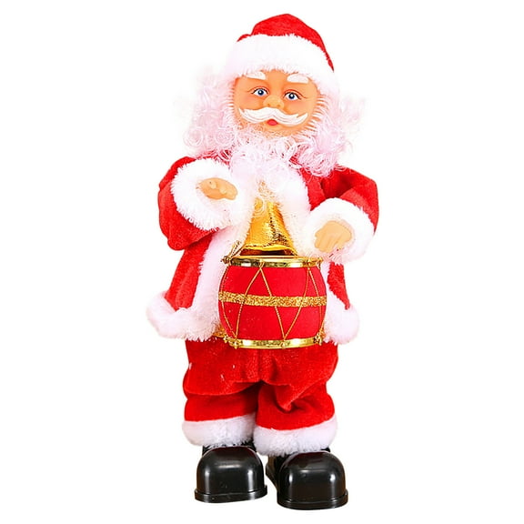 CASAFUN Christmas Funny Santa Toy Dancing and Singing Electric Santa Claus Doll,Holiday Interactive Moving Figure Festive Musical Ornament Xmas Funny Decoration