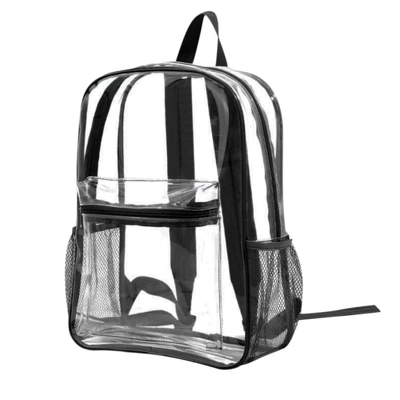 CASAFUN Clear Backpack Heavy Duty Large TPU Transparent Backpacks See Through Backpacks for Security Travel,College