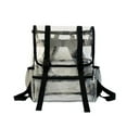 thumbnail image 1 of CASAFUN Clear Backpack Stadium Approved with Reinforced and Wider Shoulder Straps, Small Transparent School Backpack Water-Resistant PVC for Concerts, Work, Festivals and Sporting Events, 1 of 6