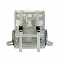 thumbnail image 1 of CASAFUN Clear Backpack Stadium Approved with Reinforced and Wider Shoulder Straps, Small Transparent School Backpack Water-Resistant PVC for Concerts, Work, Festivals and Sporting Events, 1 of 6