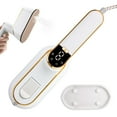 thumbnail image 1 of CASAFUN Clothes Steamer, Dual Head Handheld Steamer 180° Rotatable Flat & Hanging Ironing Machine with Display for Wet & Dry Ironing Travel Home, 1 of 9