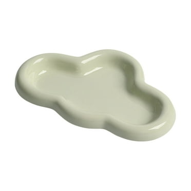 CASAFUN Cloud Jewelry Tray, Cute Ceramic Cloud Decor for Home and Office, Versatile Jewelry and Trinket Organizer, Funky Cloud-Shaped Ceramic Catch-All Dish