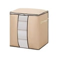 thumbnail image 1 of CASAFUN Collapsible Heavy Duty Storage Bags with Reinforced Handles for Moving, Sturdy Large Storage Bag Organizer Container for Quilt Blanket Comforter Clothes Toys Tote Bag for Space Saving Travel, 1 of 7