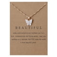 thumbnail image 1 of CASAFUN Colorful Acrylic Butterfly Pendant Necklace Bohemian Adjustable Retro Card Clavicle Chain Insect Animal Necklace for Women Friend Friendship Party Jewelry Gift Valentine's Day, 1 of 2