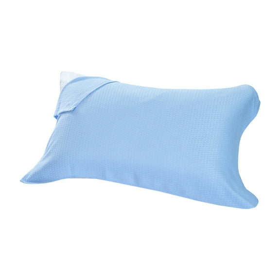 CASAFUN Cooling Knitted Cotton Woven Pillow Cases for Hot Sleeper and Night Sweat Ultra Cool Pillowcases, Cold Pillow Protector Hidden Zipper for Home Dorm