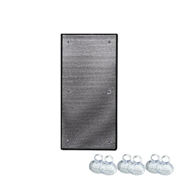 CASAFUN Cooling Privacy Window Film,Anti UV Sun Protection Film,Total Blackout Window Film,Sun Roof Insulation Film,Aluminum Foil Sun Visor,Easy to Disassemble/Reusable,for Home