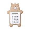 thumbnail image 1 of CASAFUN Cute Bear Desktop Calculator ,back to School Supplies for Kids Students,Small Desktop Calculator Standard Function for Home,Office,School, 1 of 3