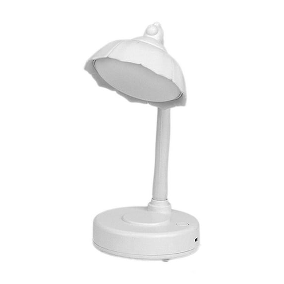 CASAFUN Cute Daisy Desk Lamp Metal Desk Lamp with USB Charging Port for Teen Girls School Dorm Bedroom LED Reading Light Pluging and Rechargeable Lamp