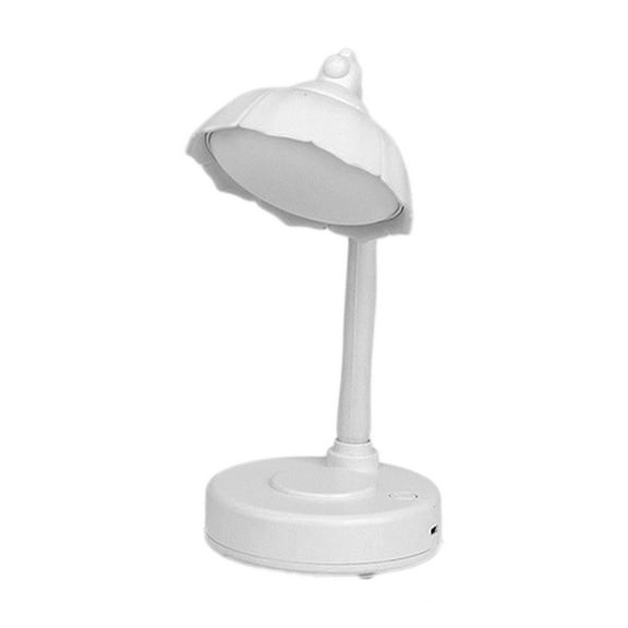 CASAFUN Cute Daisy Desk Lamp Metal Desk Lamp with USB Charging Port for Teen Girls School Dorm Bedroom LED Reading Light Pluging and Rechargeable Lamp