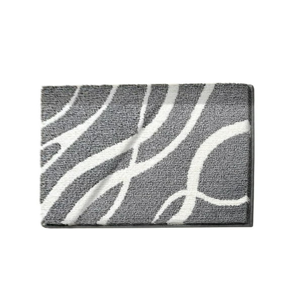 CASAFUN Delicate Bohemian Bath Carpet Ultra-fine Fiber Slip Bathroom Door Mat Soft Tufted Floor Bath Mat for Bedroom Living Room Kitchen Doorway