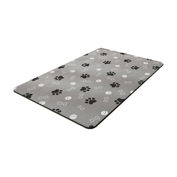CASAFUN Diatom Pet Feeding Mat-Absorbent Pet Placemat for Food and Water Bowl, Non Slip Absorbent Mat Quick Dry Water Dispenser Mat for Dog and Cat
