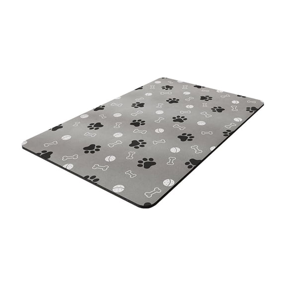CASAFUN Diatom Pet Feeding Mat-Absorbent Pet Placemat for Food and Water Bowl, Non Slip Absorbent Mat Quick Dry Water Dispenser Mat for Dog and Cat
