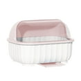 thumbnail image 1 of CASAFUN Dish Drying Rack, Plastic Nursing Bottle Holder with Cover Removable Drainboard, Small Size Plate Cup Dish Dryer Tray Drainer Space-Saving Cabinet for Kitchen Counter Tableware, 1 of 7