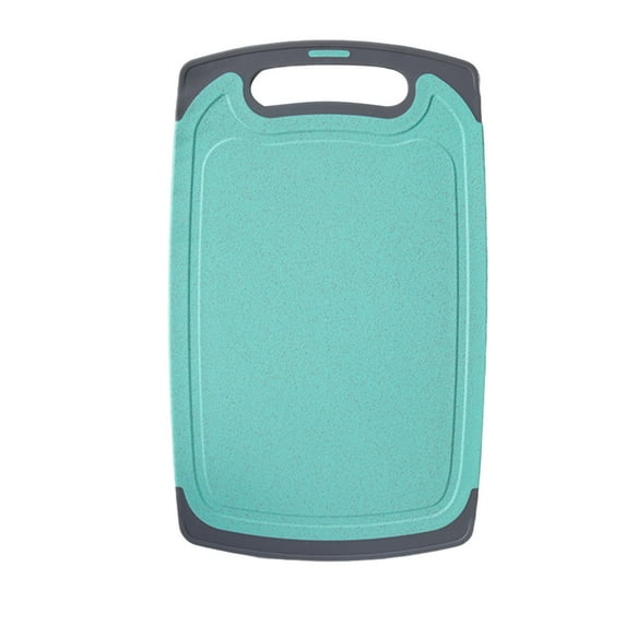 CASAFUN Durable Plastic Cutting Boards for Kitchen Large Cutting Board for Meat Dishwasher Safe Reversible Double Sided Chopping Boards withGrinding Area and Easy Grip Handle for Cooking