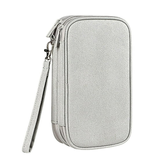 CASAFUN Electronic Organizer Travel Cable Accessories Bag,Waterproof Double Layer Large Electronics Organizer Portable Storage Case for Cable,Cord,Charger,USB,Phone,Power Bank,Earphone