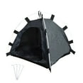 thumbnail image 1 of CASAFUN Enclosed Covered Cats Tent Outdoor Cave Bed House Cats Puppy or Small PET Outside Habitat with Ground Nails for Cats Small Dogs in Deck, Yard, Patio, Park, Camping, Travel, 1 of 9