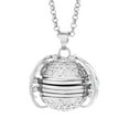 thumbnail image 1 of CASAFUN Expanding Magic 4 Photo Pendant Memory Floating Photo Locket Necklace Angel Wings Flash Box Album Necklaces for Women Men, 1 of 5