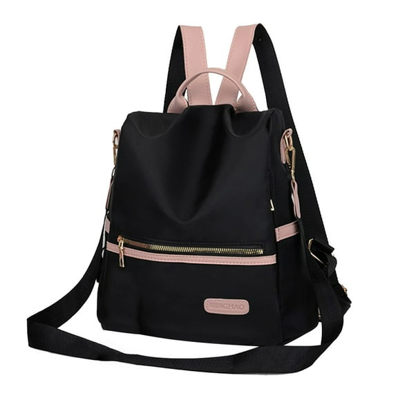 CASAFUN Fashionable One Shoulder Two Shoulder Multifunctional Travel Bag Disapprove-theft Back Open Pocket Ladies Travel Backpack Antidisapprove-theft Oxford Fabric Bag for Outdoor Travel Shopping