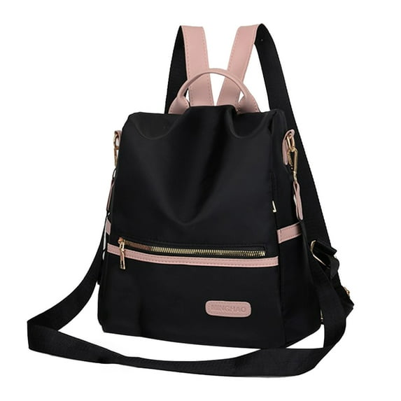 CASAFUN Fashionable One Shoulder Two Shoulder Multifunctional Travel Bag Disapprove-theft Back Open Pocket Ladies Travel Backpack Antidisapprove-theft Oxford Fabric Bag for Outdoor Travel Shopping