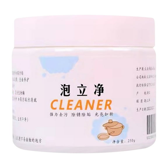 CASAFUN Foam Rust Remover Kitchen All-Purpose Cleaning Powder,Kitchenware Cleaning Agent,Kitchen Clean All Purpose Cleaning Foam,Multi-Purpose Foam Cleaner Rust Remover,Soak to Clean Greasy Dirt