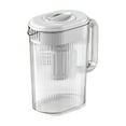 thumbnail image 1 of CASAFUN Glass Pitcher with Lid, Easy Clean Heat Resistant Glass Water Carafe with Handle for Hot/Cold Beverages - Water, Cold Brew, Iced Tea & Juice, 1 of 6