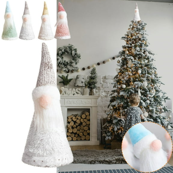 Cififendec Gnomes Holiday Swedish Dwarf Handmade Christmas Gnome Gifts Home Tiered Tray Farmhouse Decor Statues Santa Claus Angel for Christmas Decorations