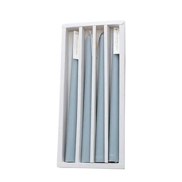 CASAFUN Gradient Green Taper Candles 9inches Long Candle Sticks Scented Candles Set of 4,Handmade Tapered Candles for Wedding Celebration Party Home Decoration
