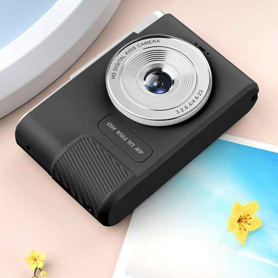 CASAFUN HD Double Front and Rear Digital Camera Support Video Recording Lightweight and Portable Large Capacity Battery Optical Zoom Gifts for Boys Girls