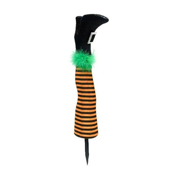 CASAFUN Halloween Decorations Witch Legs Decor, Large Halloween Witch Legs Yard Stakes, 2024 New Upgrade Wicked Witch Legs Prop for Indoor Outdoor Patio Garden Lawn Front Door Decor