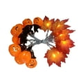 thumbnail image 1 of CASAFUN Halloween Ghost Hand Skeleton Lights String Battery Operated,Pumpkin Maple leaf LED Lighted Fall Decorations for Home for Holiday Autumn Harvest Winter Christmas Thanksgiving Decor, 1 of 6