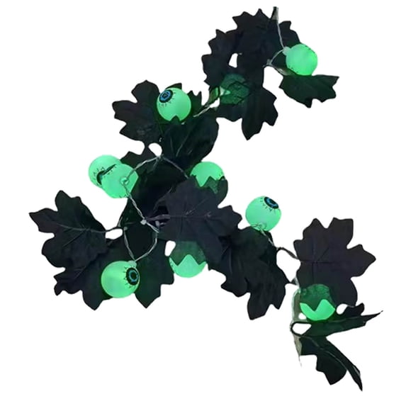 CASAFUN Halloween Ghost Hand Skeleton Lights String Battery Operated,Pumpkin Maple leaf LED Lighted Fall Decorations for Home for Holiday Autumn Harvest Winter Christmas Thanksgiving Decor