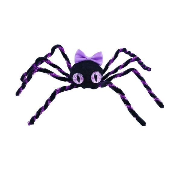 CASAFUN Halloween Giant Spider Realistic Hairy Spider Fake Large Plush Spider for Outdoor Indoor Yard Garden Lawn House Wall Halloween Party Decor