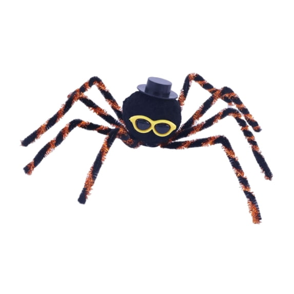 CASAFUN Halloween Giant Spider Realistic Hairy Spider Fake Large Plush Spider for Outdoor Indoor Yard Garden Lawn House Wall Halloween Party Decor