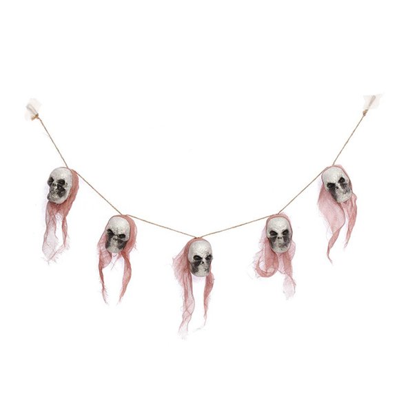 CASAFUN Halloween Hanging Ghost, Horror Hanging Skeleton White Gauze Thicky Hanging Halloween Props Yard Holy Day, Halloween Outdoor Decorations