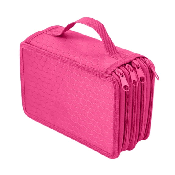 CASAFUN Handy Wareable Oxford Pencil Bag 72 Slots Pencil Organizer Portable Watercolor Pencil Wrap Case
