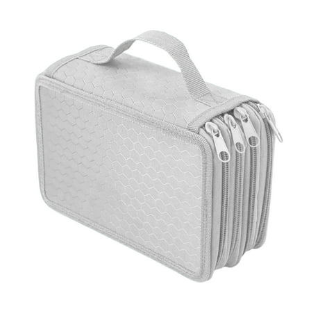 CASAFUN Handy Wareable Oxford Pencil Bag 72 Slots Pencil Organizer Portable Watercolor Pencil Wrap Case