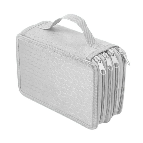 CASAFUN Handy Wareable Oxford Pencil Bag 72 Slots Pencil Organizer Portable Watercolor Pencil Wrap Case