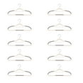 thumbnail image 1 of CASAFUN Heavy Duty 10PC Plastic Hangers,Avoid-Shoulder Angle Thick Clothes Hangers with New Generation Non-Slip Pads,Space Saving Easy Slide Organizer for Bedroom Closet Shirts Pants, 1 of 8